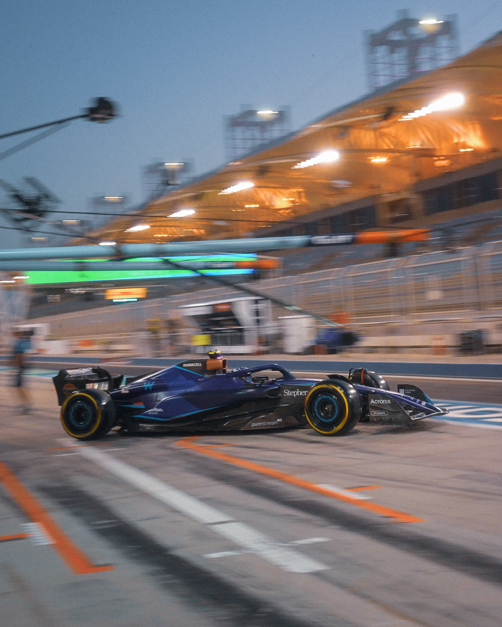 Williams Bahrain test